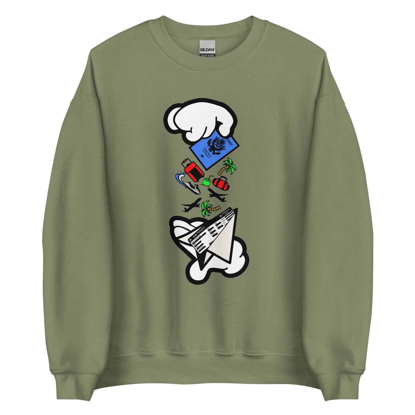 Travel Roll Up Sweatshirt